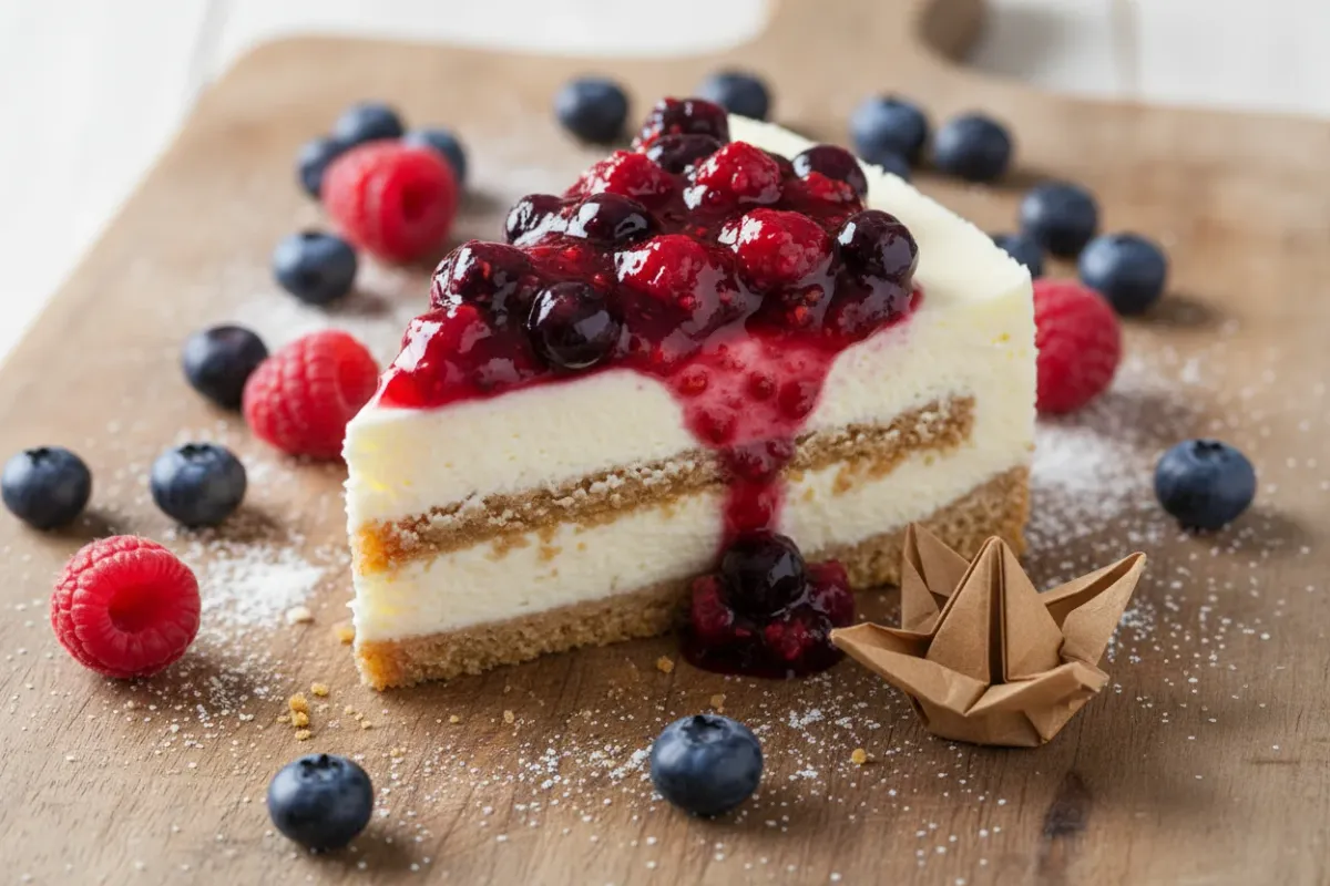 Berry Cheesecake Cake: A Layered Dessert Without the Extra Calories