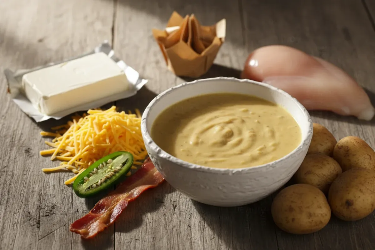 Jalapeño Popper Soup — 475 Calories and 63g of Protein Per Serving