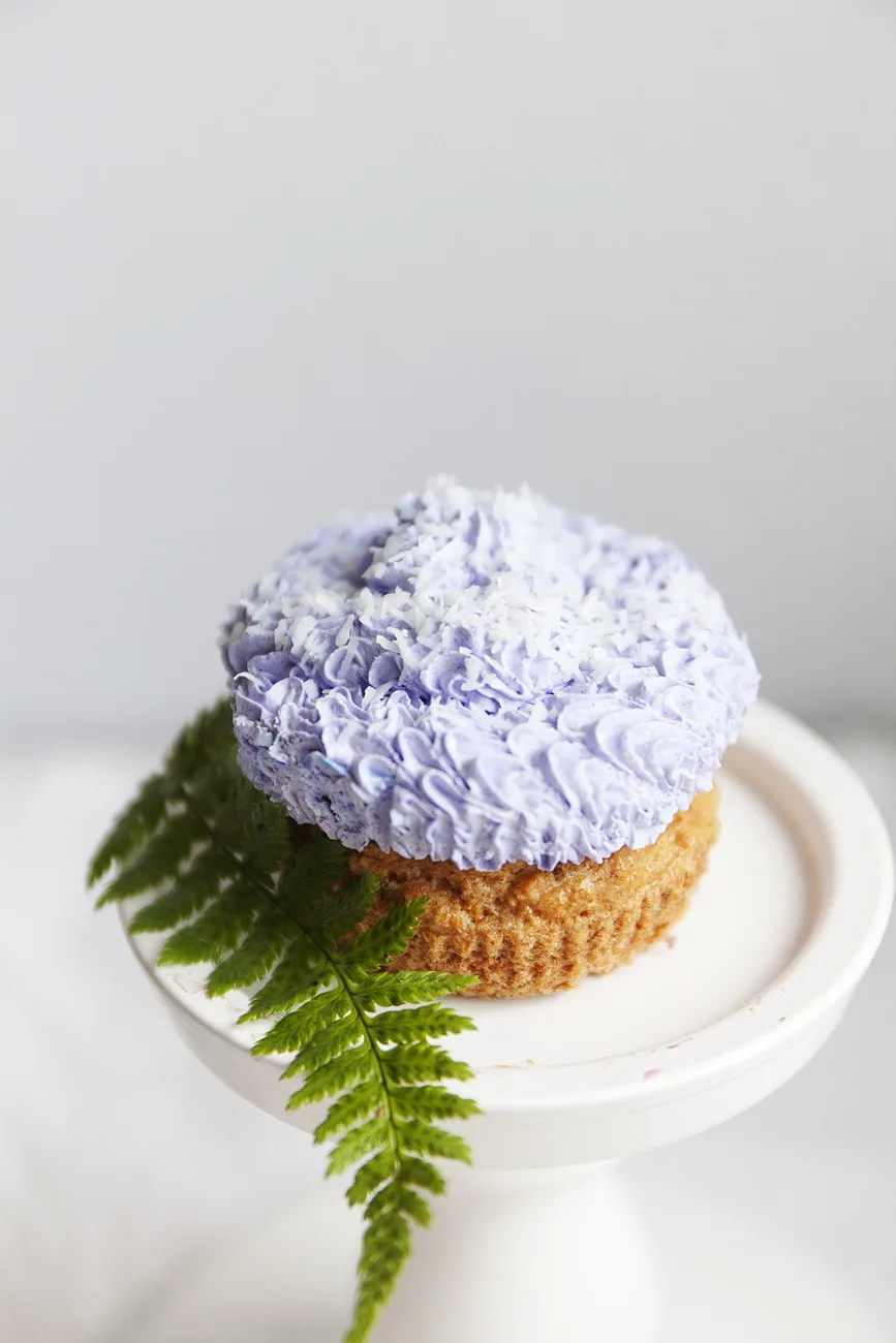 Кокосовые капкейки - 6 шт.